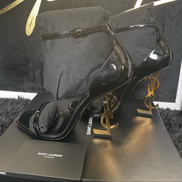 SOLD Saint Laurent- Opyum 110mm YSL heel sandals - Picture 6 of 14